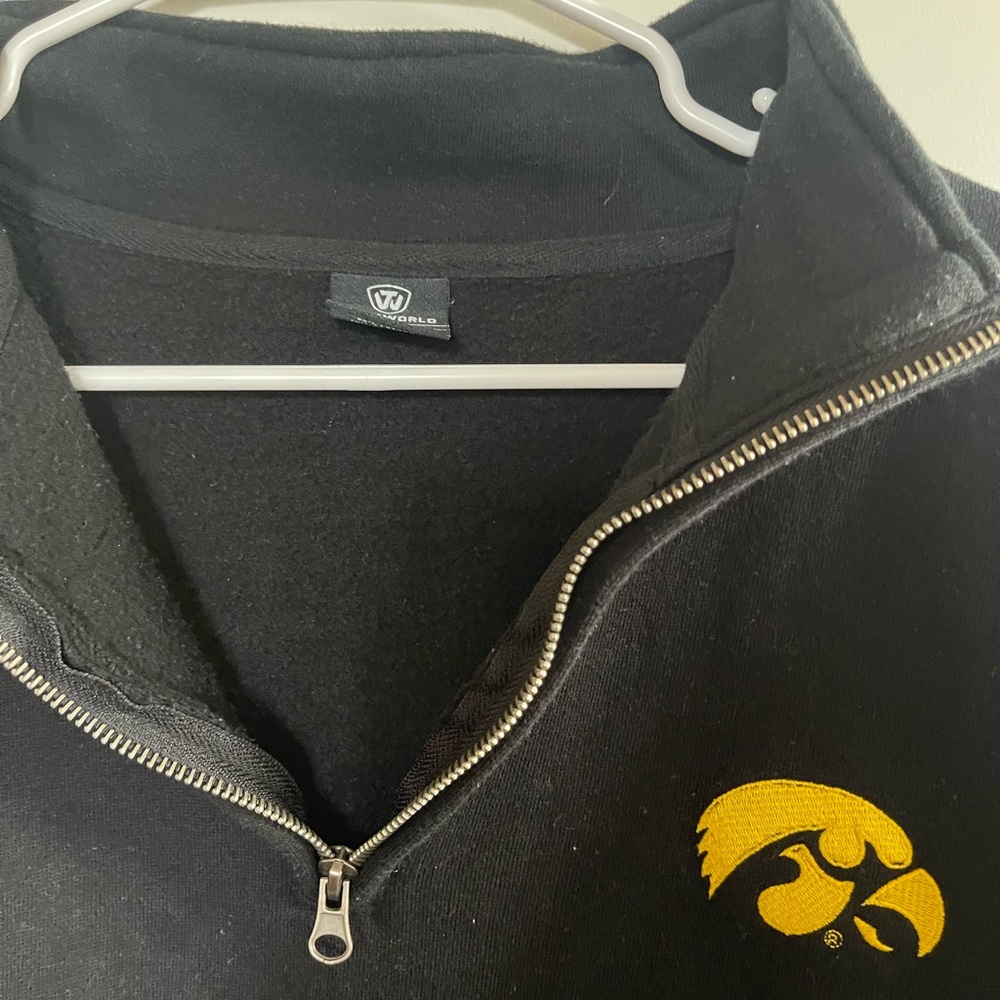 Top of the World Iowa Hawkeyes Zip-Up Sweater
